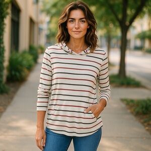 NWT MARKET & SPRUCE FRENCH TERRY HOODIE - size small